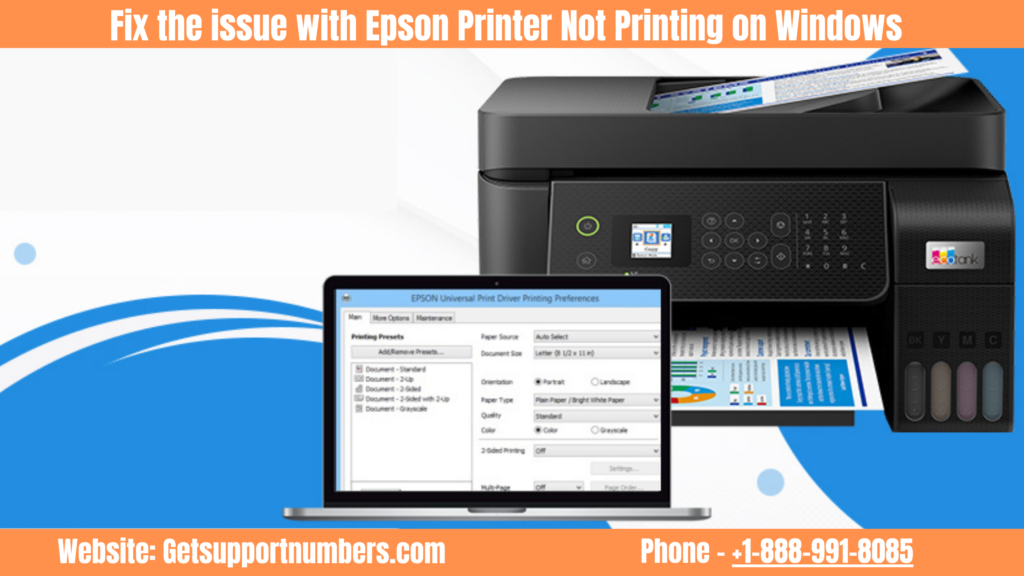 Epson Printer Not Printing on Windows